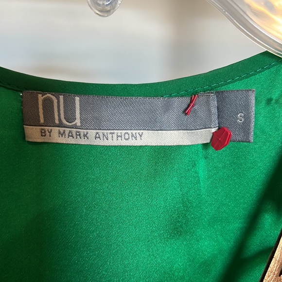 Green Dress size Small NU by Mark Anthony - Picture 3 of 4